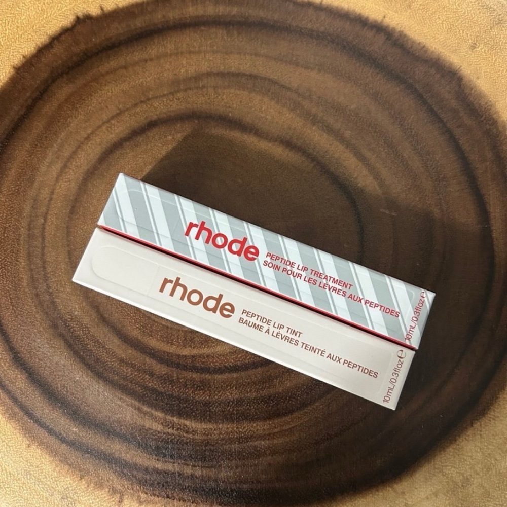 Rhode Peptide Lip Tint in Cinnamon Roll & Peppermint